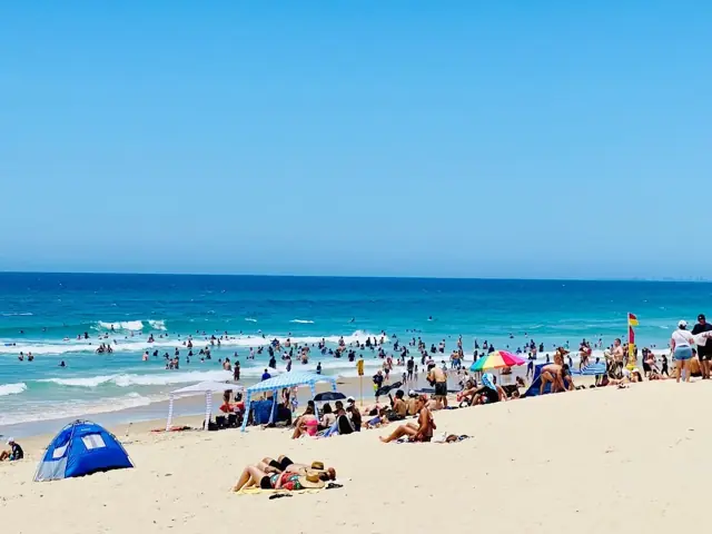 A summer day on the sand