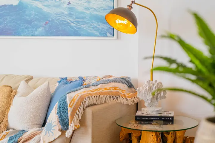 Coastal styling throughout